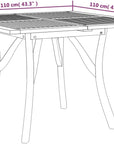 vidaXL Solid Acacia Wood Garden Table - From Where - 