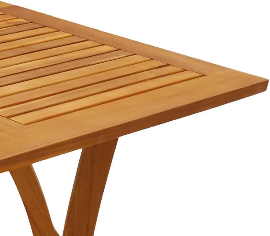 vidaXL Solid Acacia Wood Garden Table - From Where - 