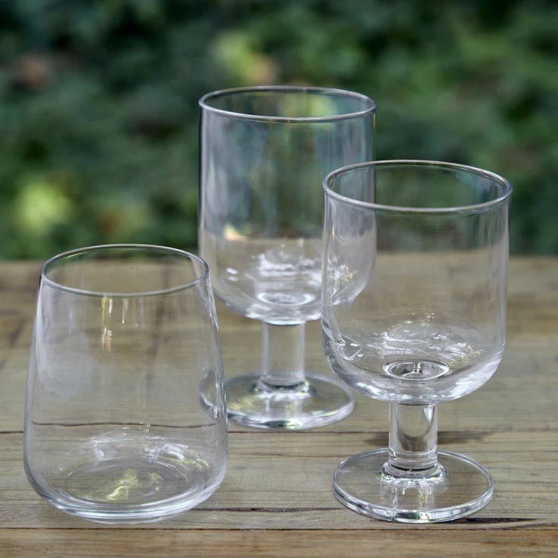 Vine Clear Tumblers (Set of 6) - From Where Finds - 