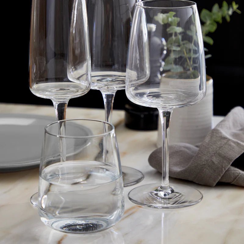 Vine Clear Tumblers (Set of 6) - From Where Finds - 