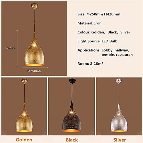 Vintage Etched Pendant Light - From Where - 