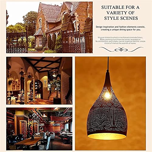 Vintage Etched Pendant Light - From Where - 