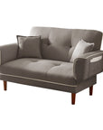 Vintage Fabric Adjustable Sleeper Sofa Bed - From Where - 