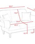 Vintage Fabric Adjustable Sleeper Sofa Bed - From Where - 