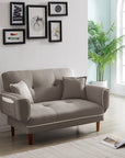 Vintage Fabric Adjustable Sleeper Sofa Bed - From Where - 