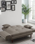 Vintage Fabric Adjustable Sleeper Sofa Bed - From Where - 