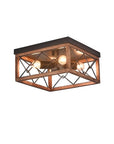 Vintage Farmhouse Cage Ceiling Light - From Where - 