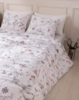 Vintage Floral Print Bedding Set - From Where - 