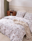 Vintage Floral Print Bedding Set - From Where - 