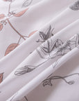 Vintage Floral Print Bedding Set - From Where - 