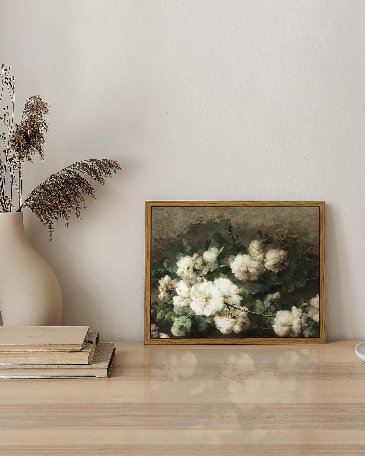 Vintage Flower Framed Wall Art - From Where - 