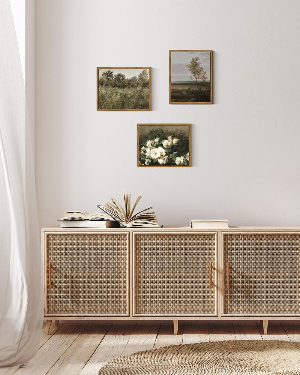 Vintage Flower Framed Wall Art - From Where - 