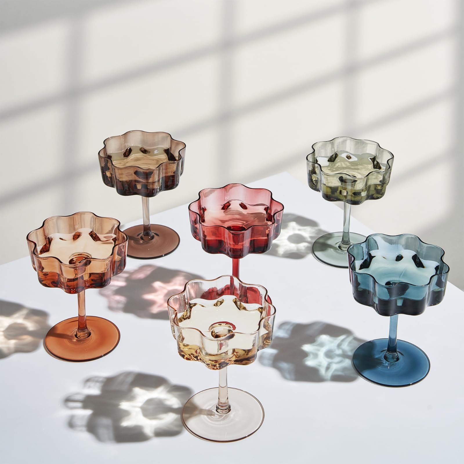 Vintage Flower Mugs (Set of 6) - From Where Finds - 