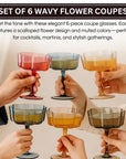 Vintage Flower Mugs (Set of 6) - From Where Finds - 