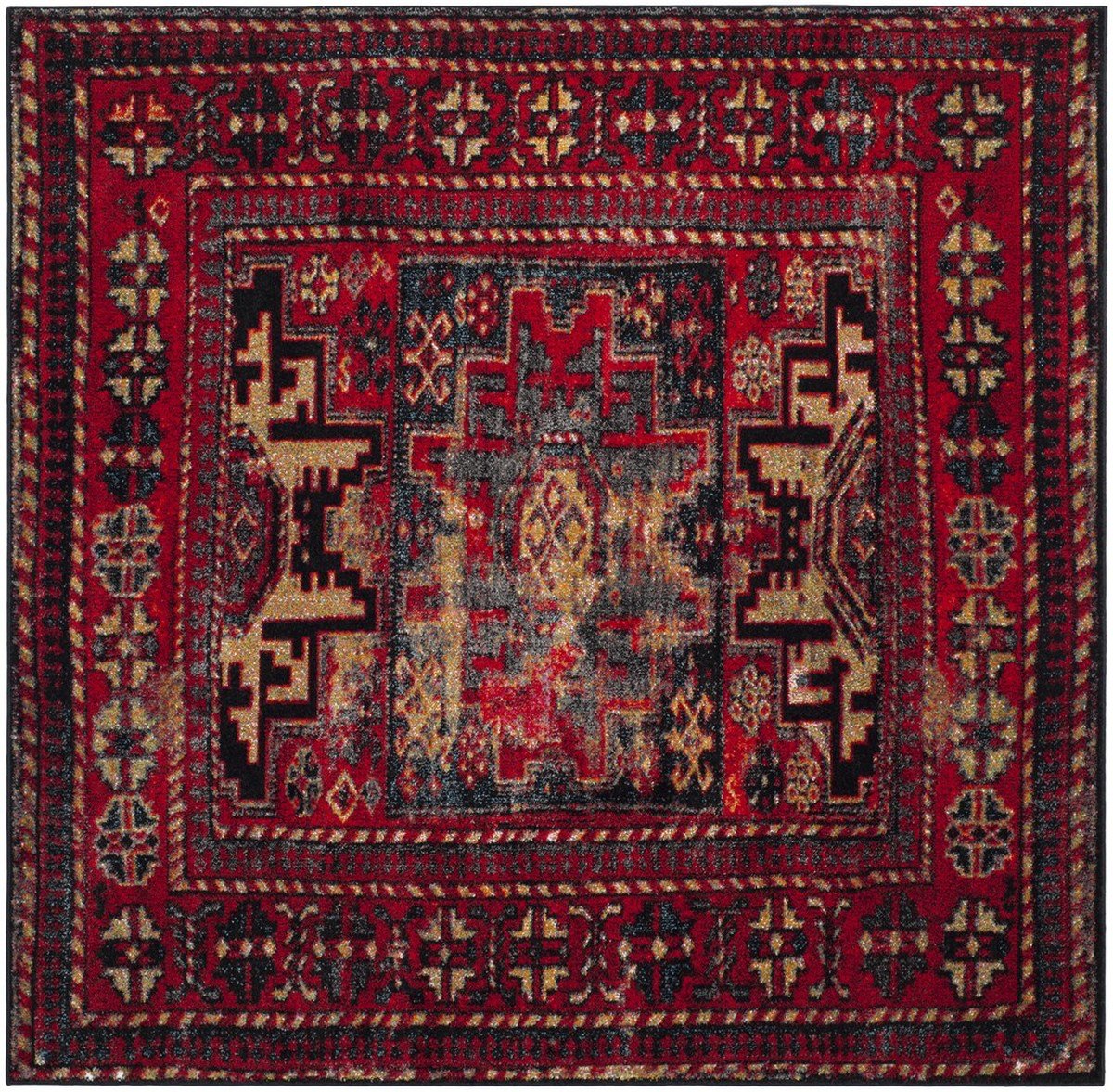 Vintage Hamadan Area Rug - From Where Finds - 