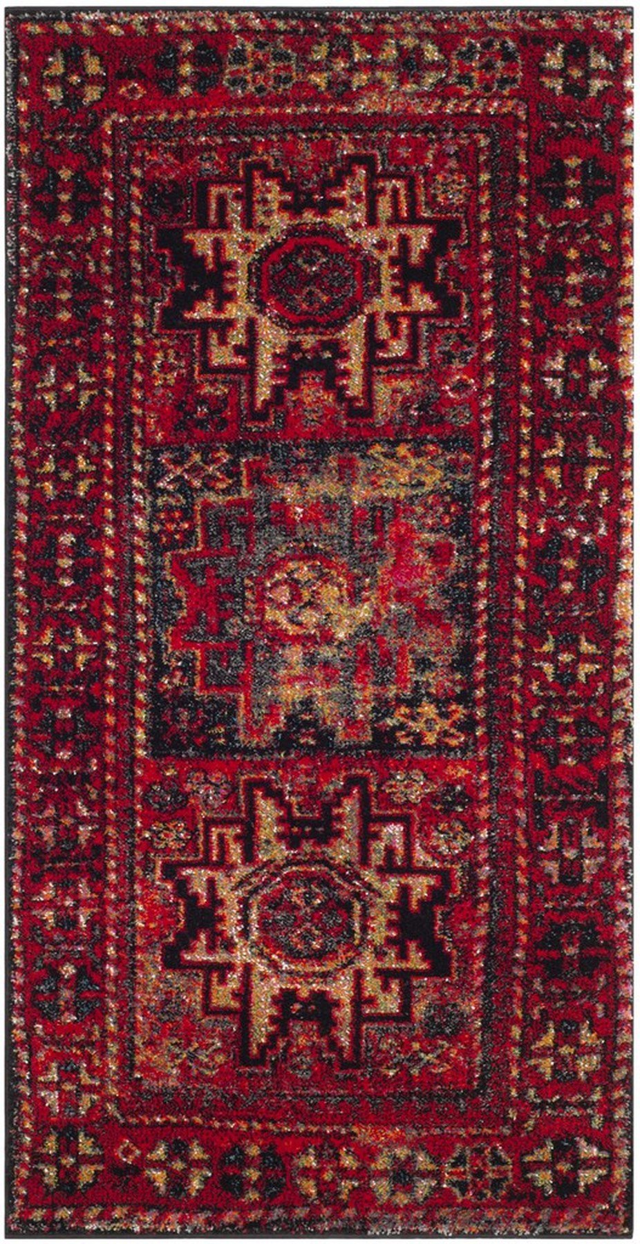 Vintage Hamadan Area Rug - From Where Finds - 