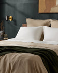 Vintage Linen Throw - From Where - 