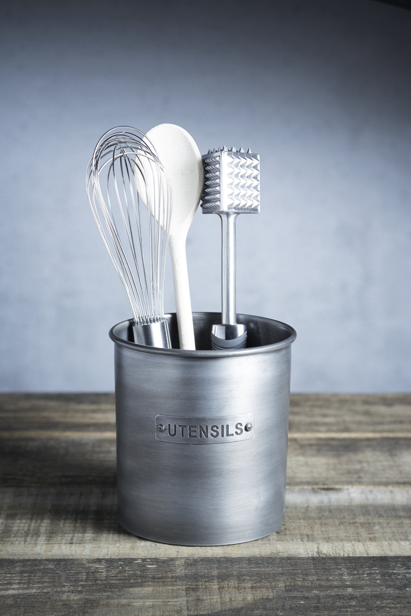 Vintage - Style Metal Utensil Holder - From Where - 