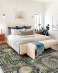 Vintage Tribal Area Rugs (Green, 9' x 12') - From Where - 