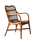Vintage Wicker Rattan Chair - From Where - 