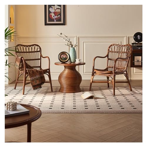 Vintage Wicker Rattan Chair - From Where - 