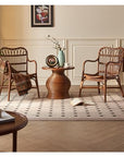 Vintage Wicker Rattan Chair - From Where - 