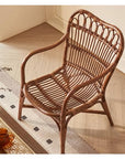 Vintage Wicker Rattan Chair - From Where - 