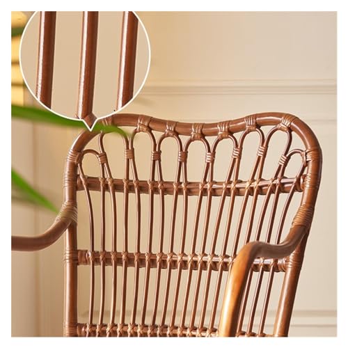Vintage Wicker Rattan Chair - From Where - 