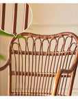 Vintage Wicker Rattan Chair - From Where - 