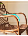 Vintage Wicker Rattan Chair - From Where - 
