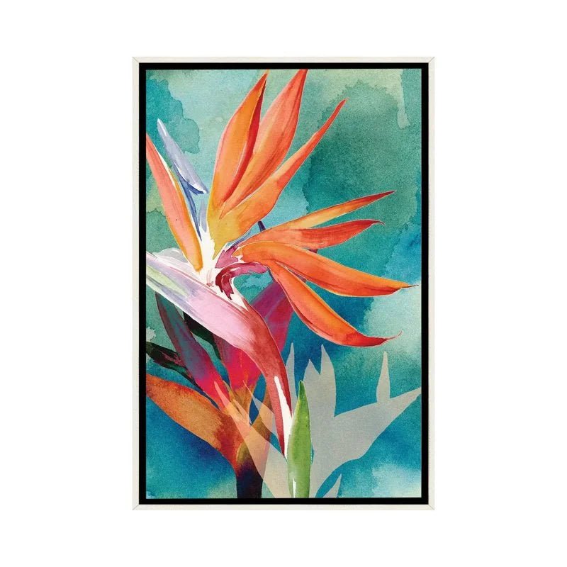 "Vivid Birds Of Paradise II" Wall Art - From Where - 
