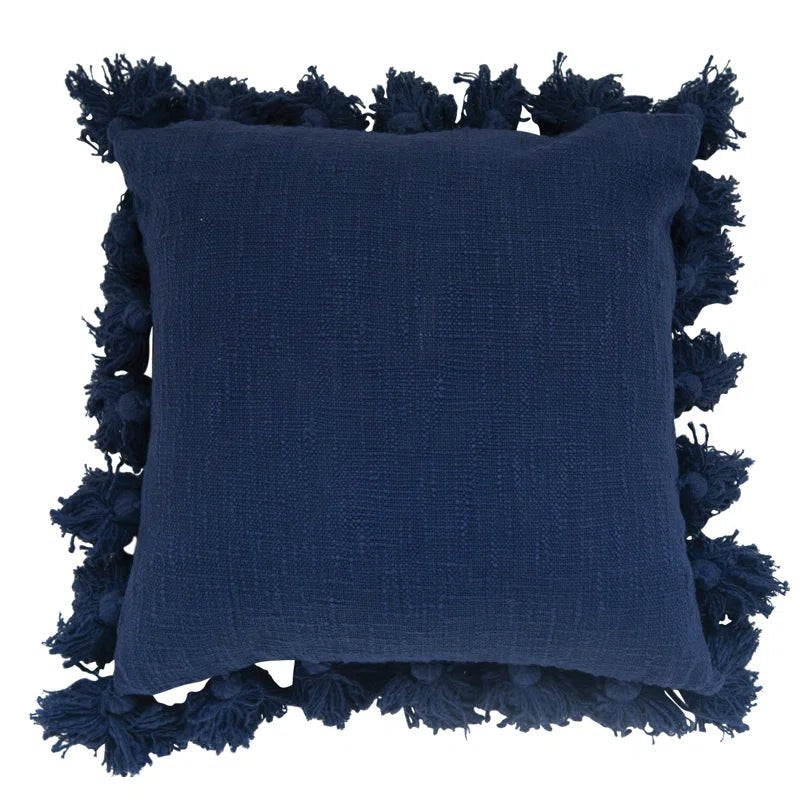 Vivienne Tassels Throw Pillow - From Where - 