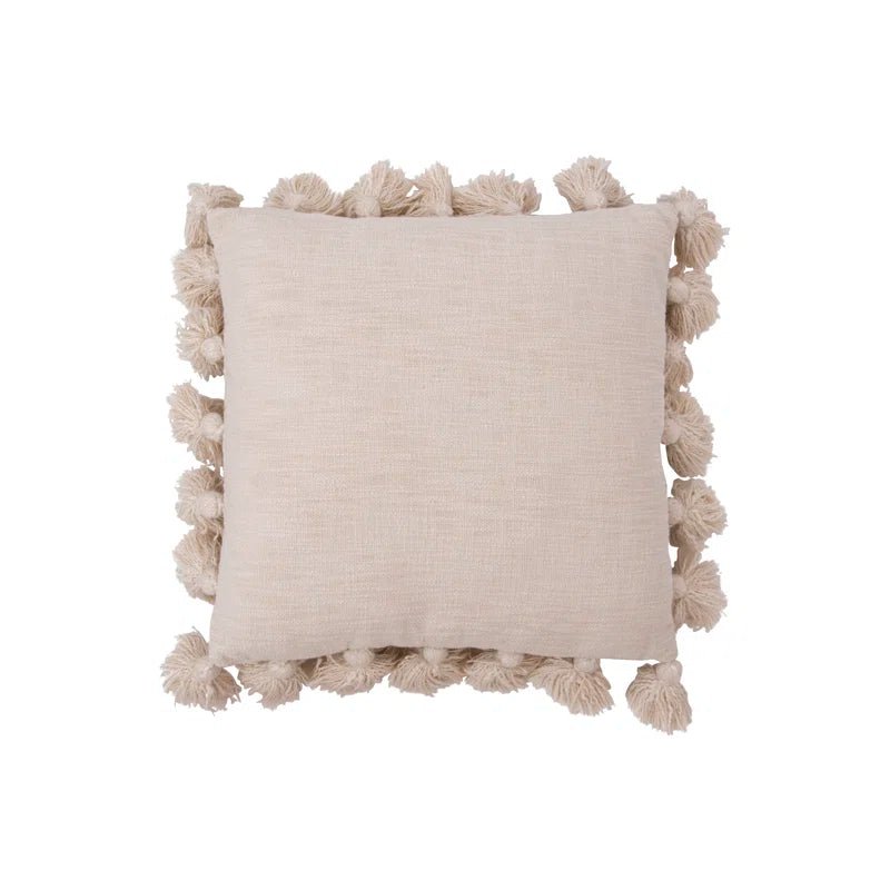 Vivienne Tassels Throw Pillow - From Where - 