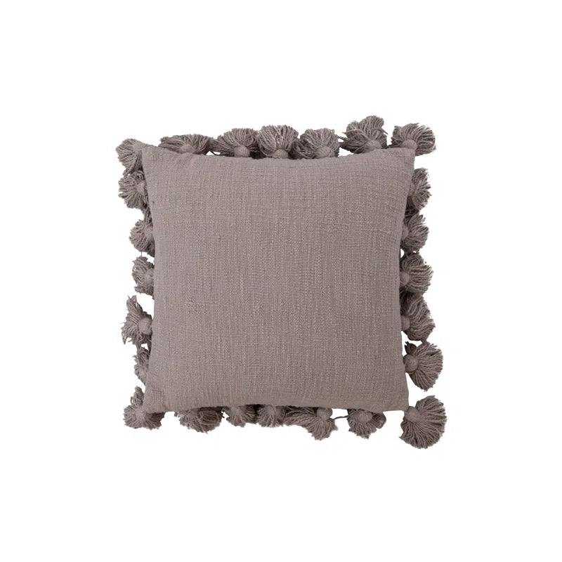 Vivienne Tassels Throw Pillow - From Where - 