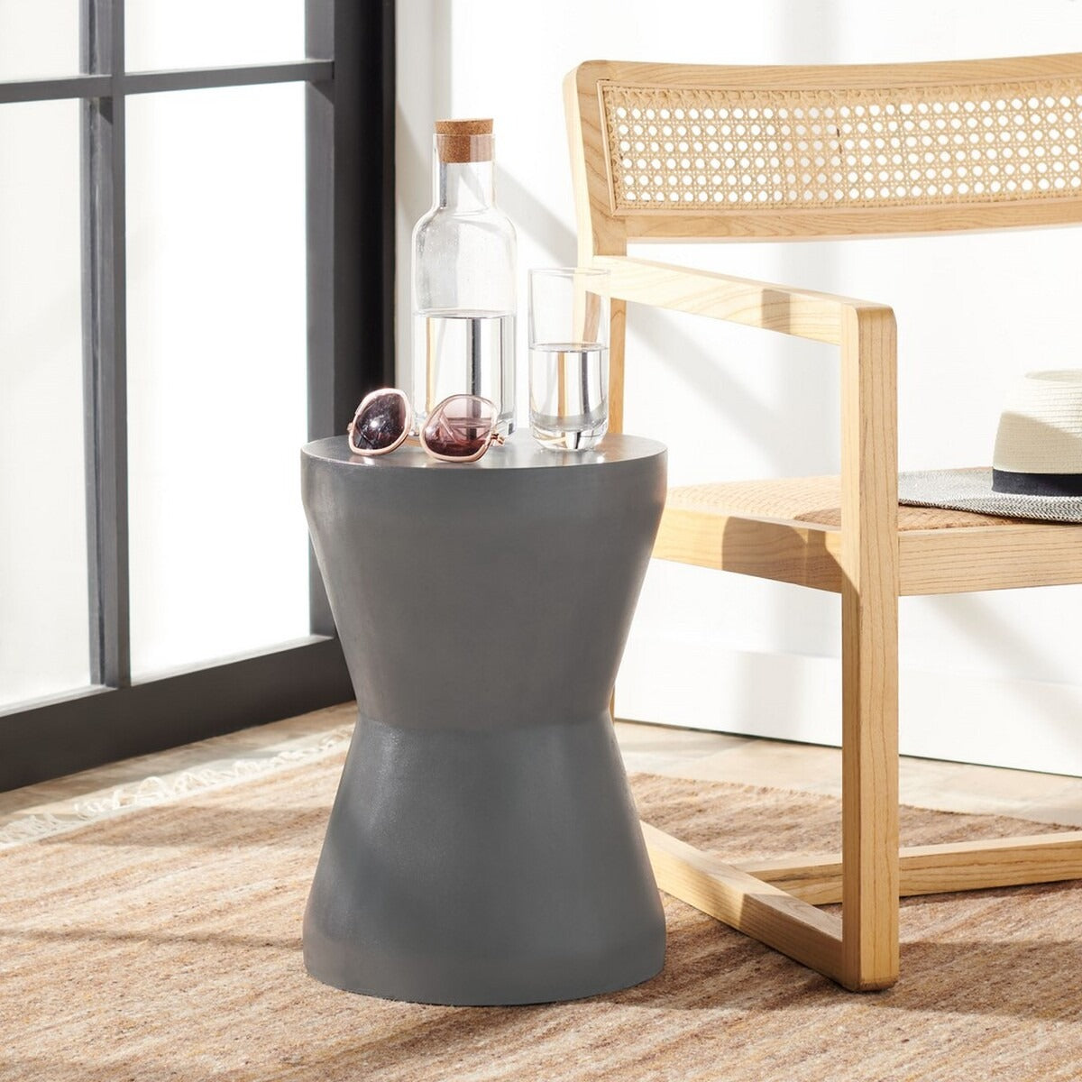 Torre Concrete Accent Stool