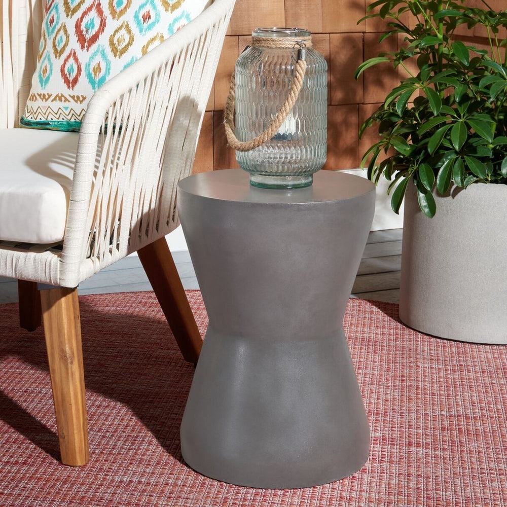 Torre Concrete Accent Stool