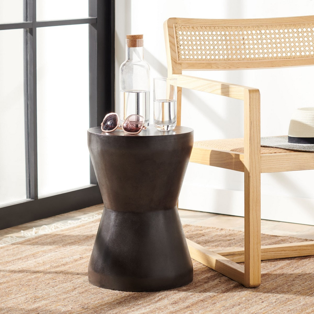 Torre Concrete Accent Stool