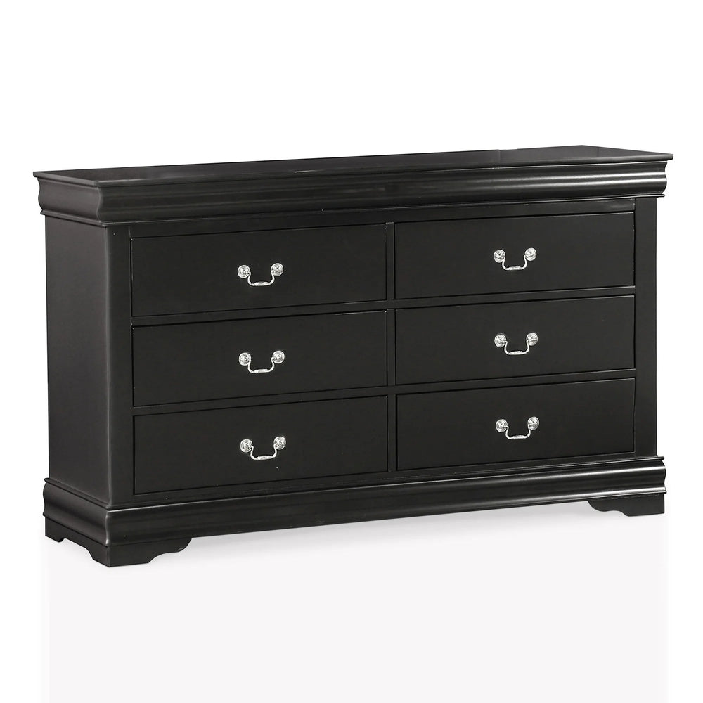 Vrai 6 - Drawer Solid Wood White Dresser - From Where - 