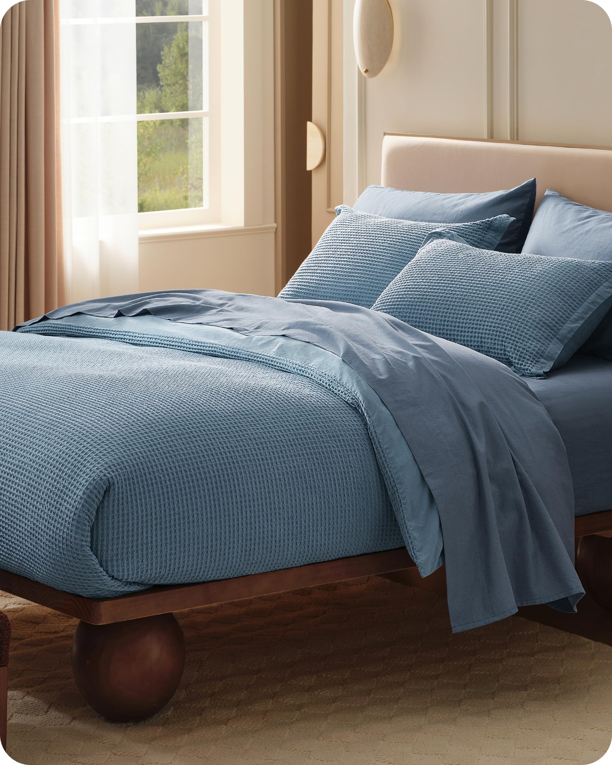 Waffle Weave Bedding Set - From Where Finds - 