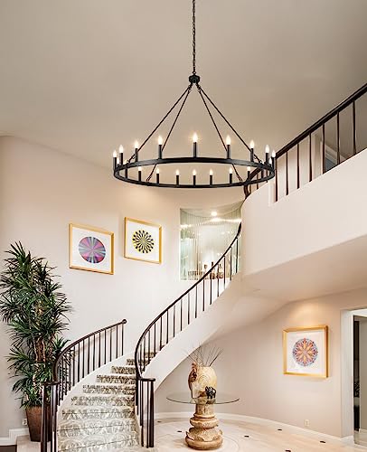 Wagon Wheel Chandelier - From Where - 