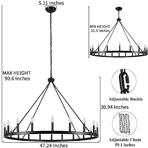 Wagon Wheel Chandelier - From Where - 