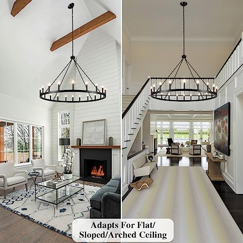 Wagon Wheel Chandelier - From Where - 