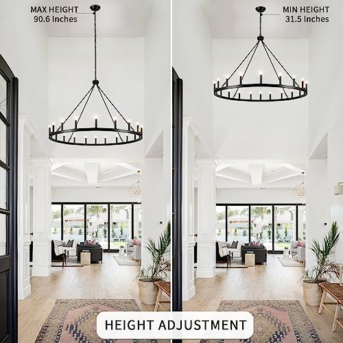 Wagon Wheel Chandelier - From Where - 