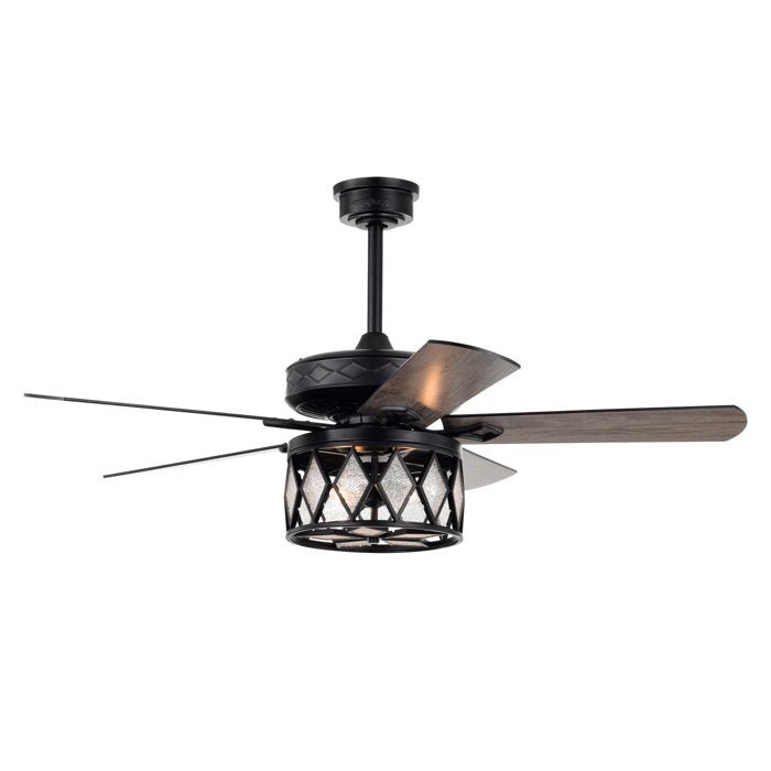 WaKeeney 52'' Ceiling Fan with Light Kit - From Where - 