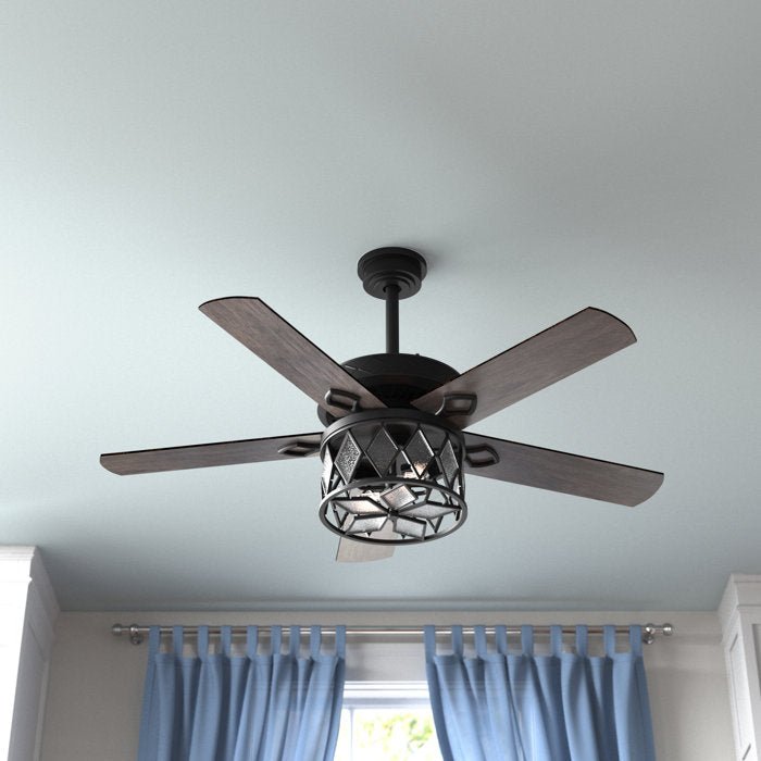 WaKeeney 52'' Ceiling Fan with Light Kit - From Where - 