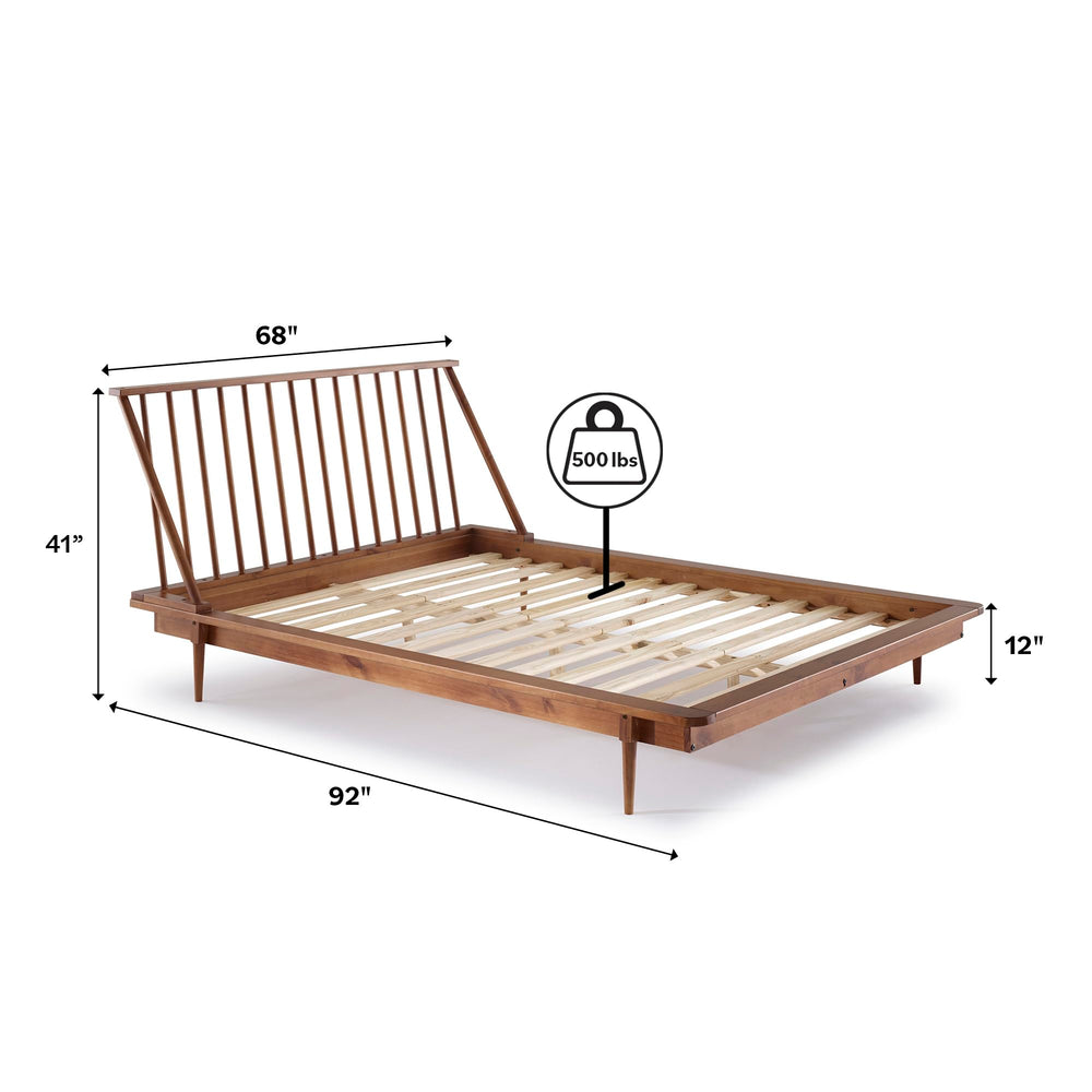 Walker Edison Mid Century Platform Bed - From Where - 