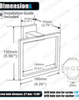 Wall Mount Hand Towel Ring Holder - From Where - 