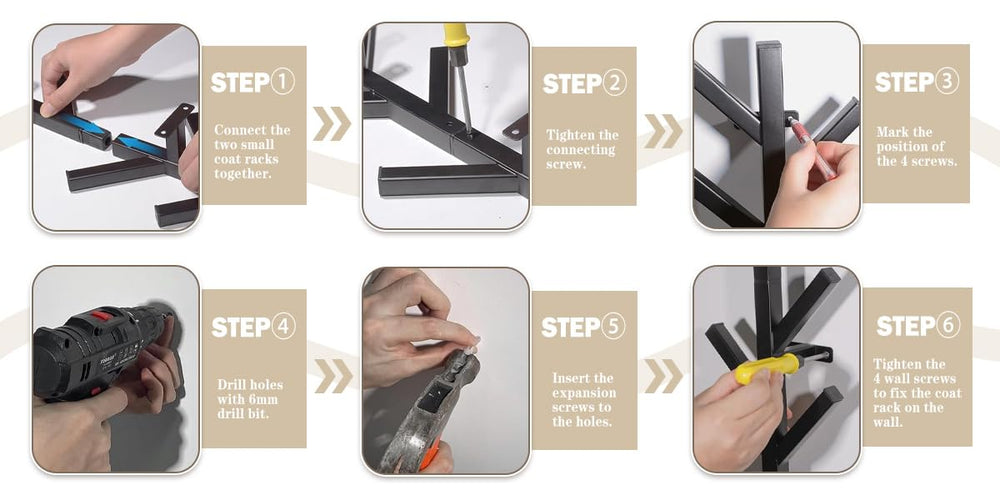 Wall Mounted Metal Coat Rack - From Where - 