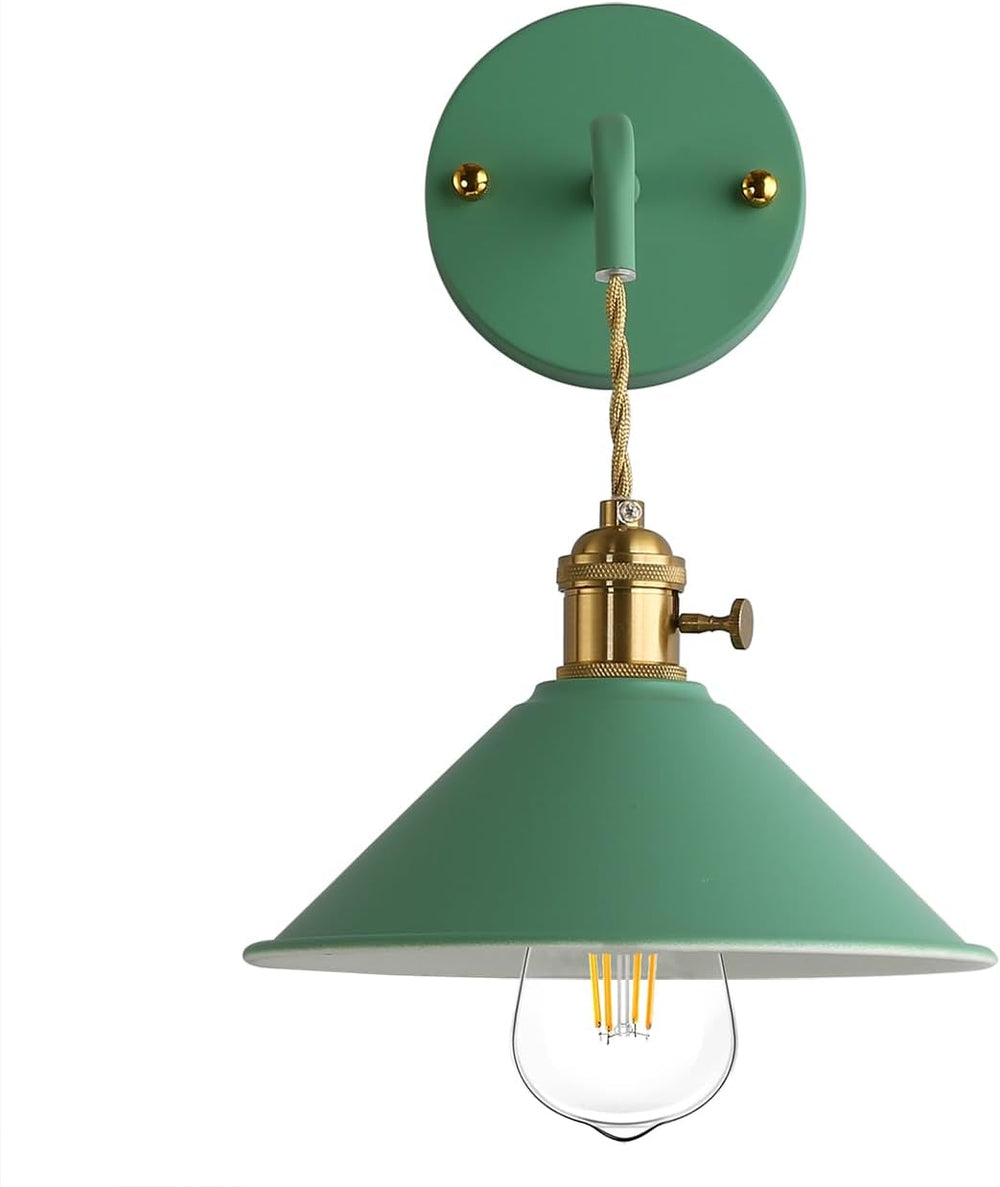 Wall - Sconce Modern Industrial - WallLight E26 - Socket WallLamp with Switch Wall Lamp for Bathroom Vanity Bedroom Living Room Wall Light Hallway Gallery Industrial Sconces - From Where - 