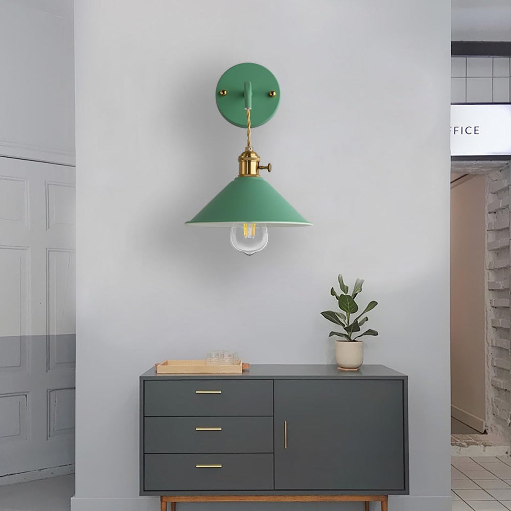 Wall - Sconce Modern Industrial - WallLight E26 - Socket WallLamp with Switch Wall Lamp for Bathroom Vanity Bedroom Living Room Wall Light Hallway Gallery Industrial Sconces - From Where - 